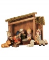 Display proudly this Child nativity scene, a unique representation of the birth of Baby Jesus, to remind friends and family of the true miracle of Christmas.