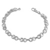 925 Sterling Silver Infinity Link Bracelet (7.5 inch)