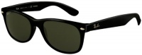 Ray-ban New Wayfarer Sunglasses RB2132 901/58 Black Polarized Size 55mm