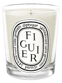 This candle recalls fig trees warmed by the sun. All parts of the tree are represented here. The fig tree is slightly fruity with green and woody notes that give it character.Fruity 50-60 hours burn time Keep wick trimmed to ½ to ensure optimal use Hand poured and made in France 