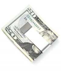 Brandish your Bond Street style with this stainless steel money clip from Kenneth Cole Reaction.