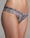 Hanky Panky Thong - Anaconda Low Rise #8N1584