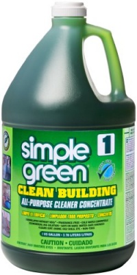 Simple Green 11001 Clean Building All-Purpose Concentrate Cleaner, 1 Gallon Bottle