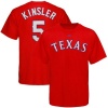 Texas Rangers Ian Kinsler Name and Number Red T Shirt