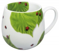 Konitz 14-Ounce Ladybug Snuggle Mugs, Assorted, Set of 4