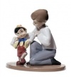 Nao by Lladro fine porcelain figurine from their Disney Collection: Pinocchio's First Steps - No.1678