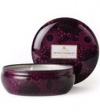 Voluspa Decorative 3 Wick Tin/Santiago Huckleberry, 12oz Tin