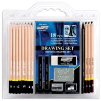 Pro Art 18-Piece Sketch/Draw Pencil Set