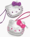 Grab and go. She can grab this Hello Kitty wristlet on her way out the door for the perfect sparkle accessory.