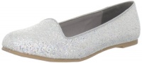 CL by Chinese Laundry Women's Game Face Flat,Net Glitter/Silver,6.5 M US