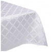 Lenox Laurel Leaf 70-by-122-Inch Oblong / RectangleTablecloth, White