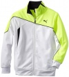 Puma - Kids Boys 8-20 Slanted Jacket, White, Small