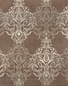 Dalyn Monterey Taupe Rug Transitional Damask 19 x 33 (MR301)