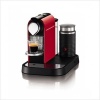 Nespresso C120-US-RE-NE CitiZ Automatic Single-Serve Espresso Maker and Milk Frother, Fire-Engine Red