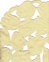 Homewear by Sam Hedaya Table Linens, Set of 4 Yellow Tulip Scatter Cutwork Round Placemats