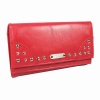 Kenneth Cole Reaction Double Flap Womens Clutch Wallet (KC-181507-Red)