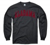 Alabama Crimson Tide Black Arch Long Sleeve T-Shirt