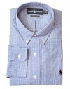 Polo Ralph Lauren Classic-Fit Double Check Button Down Poplin