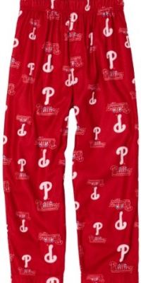 MLB Infant/Toddler Boys' Philadelphia Phillies Printed Pant, Red, Large (4T)