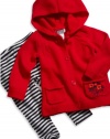 GUESS Hooded Sweater Set (12 - 24m), ORANGE (18M)