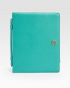 Beautifully saffiano leather surrounds your iPad® for a stylish cover.Saffiano leatherSide handle, 1 dropSnap button closureSuede lining7¾W X 9¾H X 1¼DImportedPlease note: iPad® not included.