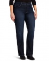 Not Your Daughter's Jeans Women's Plus-Size Marilyn Straight Leg Embellished Jean