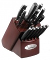 Cuisinart 14-Piece Triple Riveted Cherry Block Cutlery Set