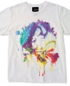 Rock classic psychedelic style wit this Jimi Hendrix graphic t-shirt from RIFF.