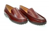 TOD'S Women's Wentury Moc Dark Red Leather Loafers Sz 35 I7AU039