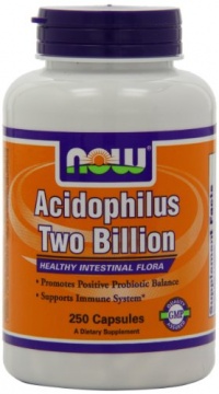 Now Foods Acidophilus Two Billion, Capsules, 250-Count