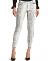 Rebecca Minkoff Women's Nicolas Cigarette Pant, Grey Python, 8