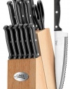 Ginsu 04817 International Traditions 14-Piece Knife Set with Block, Natural