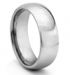 8MM Tungsten Carbide Classic Wedding Band Ring (Available Sizes 7-14 Including Half Sizes)