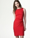 A knot at the hip creates flattering drape on this Velvet by Graham & Spencer dress--sure to be your easy-chic go-to.