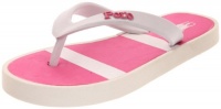 Polo by Ralph Lauren Waldo Thong Sandal (Toddler/Little Kid/Big Kid),White/Hot Pink,13 M US Little Kid