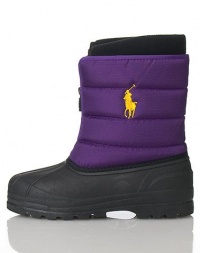 Polo by Ralph Lauren Vancouver Zip Boot (Big Kid),Purple Nylon,7 M US Big Kid