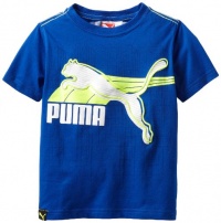 Puma - Kids Boys 2-7 Little Formstripe Tee, Blue, 6