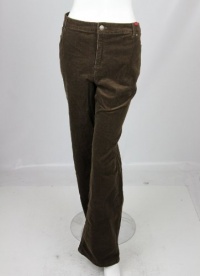 Charter Club Womens Dark Walnut Brown Slim It Up Corduroy Pants 16W