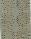 Area Rug 5x8 Rectangle Contemporary Spa Color - Surya Bombay Rug from RugPal