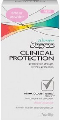 Degree Clinical Protection, Women Sheer Powder, Motion Sense, 1.7Ounces (Pack of 2)