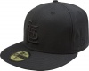 MLB St. Louis Cardinals Black on Black 59FIFTY Fitted Cap