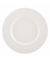 Elegance comes easy with this accent plate from kate spade new york's Fair Harbor white dinnerware--perfect for salad and dessert. Durable stoneware in a milky white hue is half glazed, half matte and totally timeless.