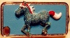 iPhashon 3D BLUE HORSE Leather Bling Case for iPhone 4 & iPhone 4S HIGH QUALITY Crystals Cover by iPhashon