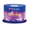 Verbatim 96577 8.5 GB AZO 2.4X Double Layer Recordable Disc DVD+R DL, 50-Disc Spindle