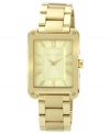 A perfectly angled watch in golden tones from Vince Camuto.