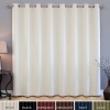 Wide Width Grommet Top Thermal Blackout Curtain 100W X 84L Panel - Beige - BWW