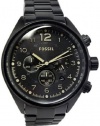 Fossil Men's CH2834 Flight Chronograph Stainless Steel Black Watch