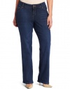 Lee Women's Plus-Size Perfect Fit Gisele Straight Leg Jean