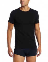 Emporio Armani Men's Cotton Stretch Crew Neck Tee