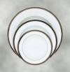 Bernardaud Athena Platinum Oval 15 Platter Serveware